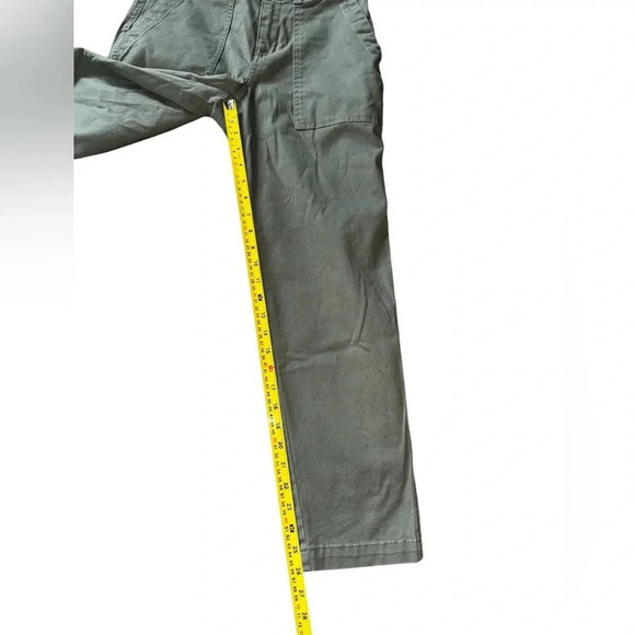 Women's High Rise Slim Regular Fit Full Pants Olive Size 2R a new day Slim Hip - Picture 6 of 6